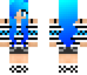 blue girl
