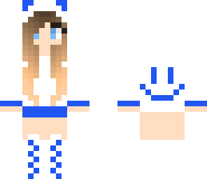 blue girl