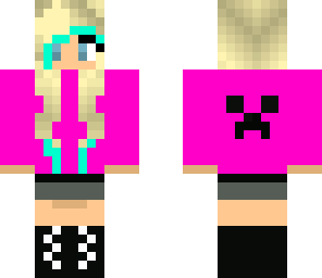 pink cliperr girl