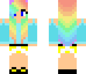 sexy rainbow chick
