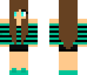 cute girl with long hair