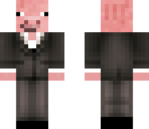 pig in suit