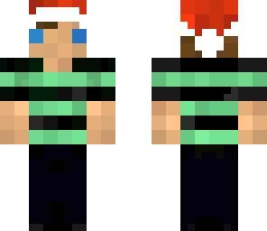 christmas pixel boy