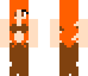 orange mermaid