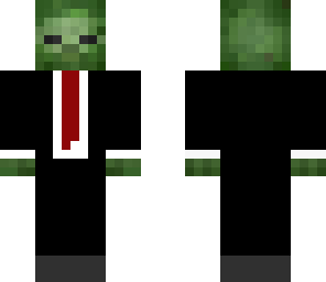 mineliams zobie in a suit