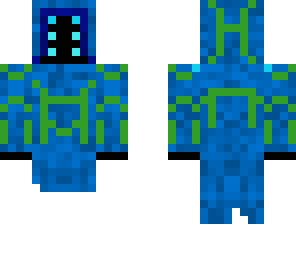 blue green alien