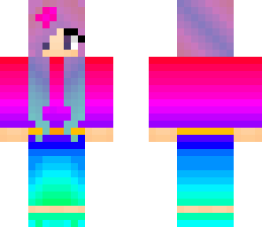 rainbow girl