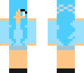 blue girl