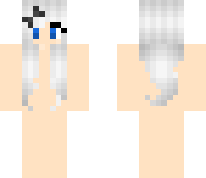 silver hair girl