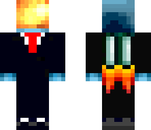 minecraft universe in a suit fixed