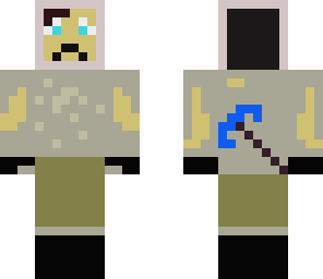 man with the fur fixed