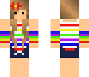 rainbow girl