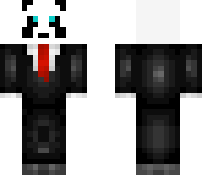 panda in suit