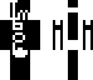 black and white
