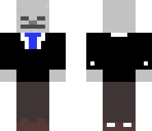 skeleton in a suit