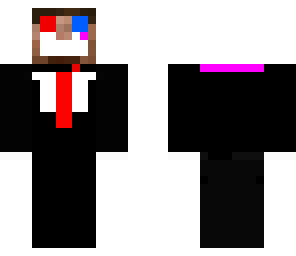 slender man with 3d glasses