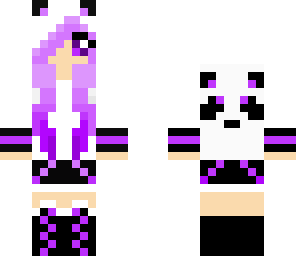 purple panda hoodie