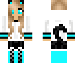 blue kitty girl