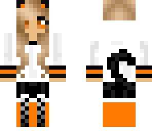 orange kitty girl