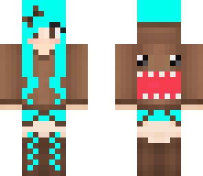 light blue domo girl