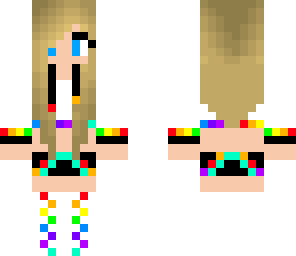 rainbow panda girl