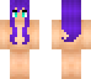 purple hair girl base
