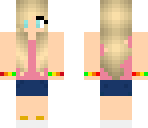 pretty blonde girl completed