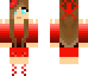 cute red rose girl2