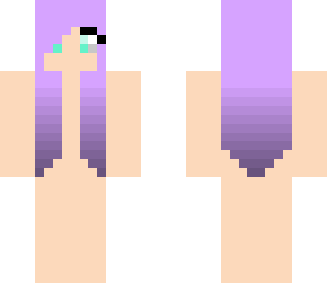purple template hair