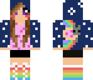 nyan cat hoodie girl