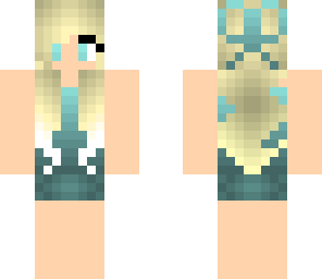 blue summer dress