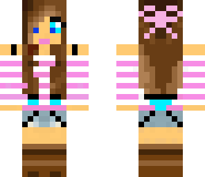 ordanary girl  with headphones