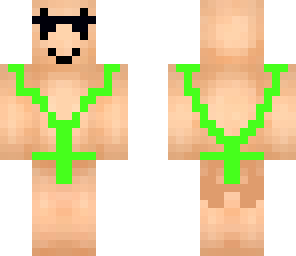 guy in speedo overalls
