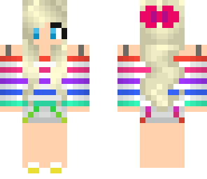colorful striped t-shirt