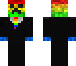rainbow tux creeper