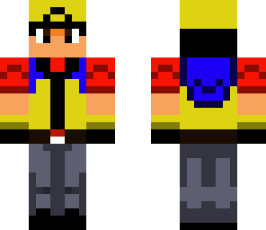 yellow pixelmon trainer