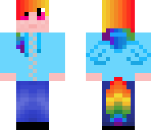 rainbow dash girl