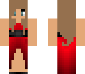 red dress