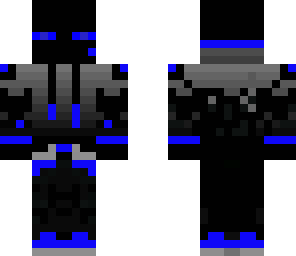 blue cool enderman