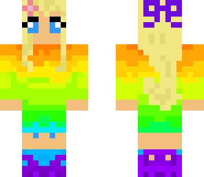 rainbow girl