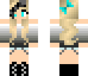 black-blonde hair girl