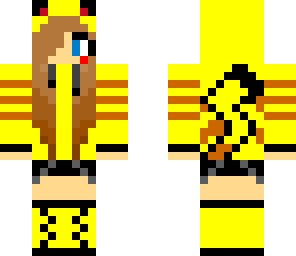edited me pikachu girl 