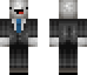 derpy slender man -blue tie-