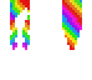 rainbow hair
