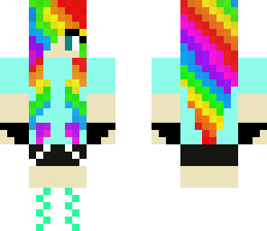 rainbow girl