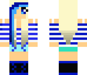 blue girl