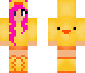 fixed and edited duck girl skin