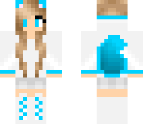 blue wolf girl