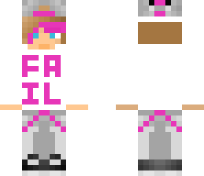 fail crewneck with pink highlights