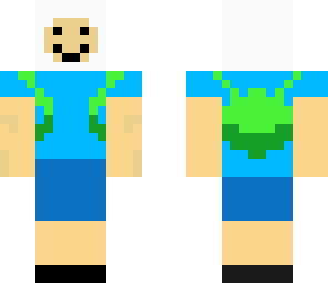 finn from adventure time with headphones